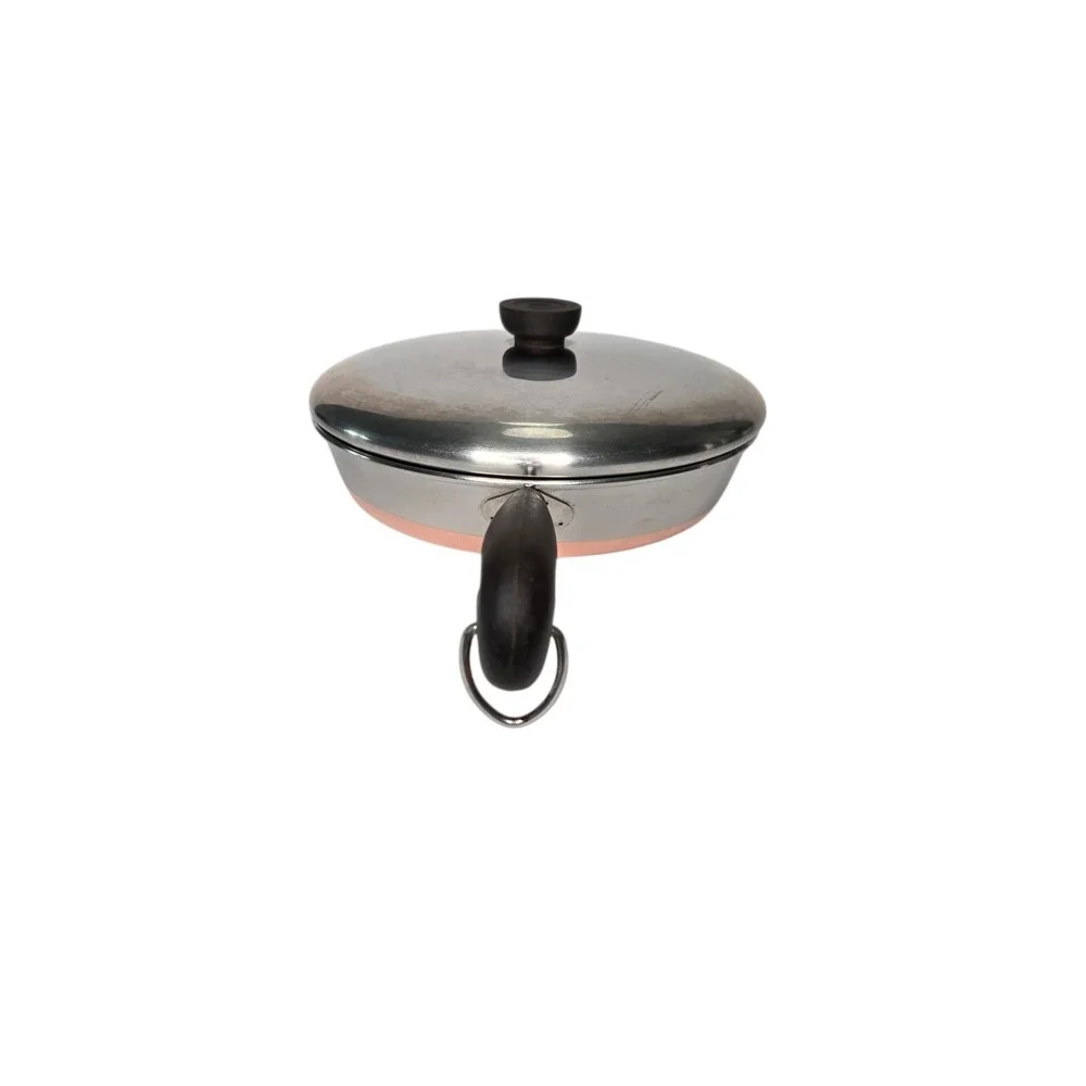 70s Revere Ware Copper Clad Stainless Steel 9